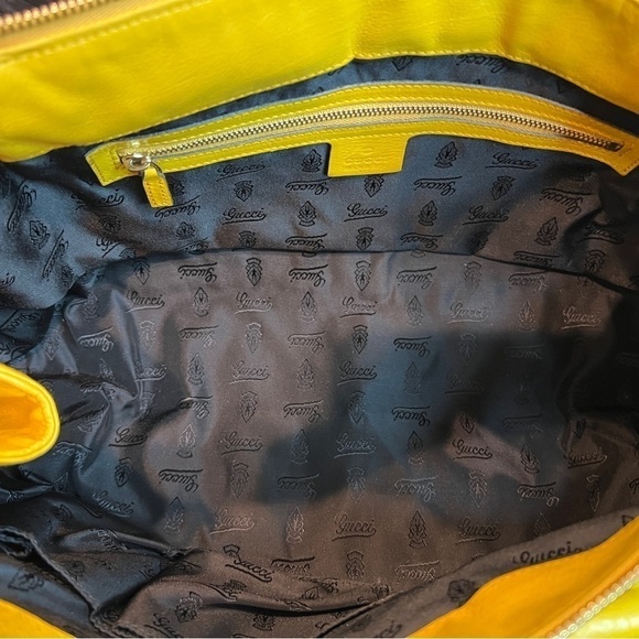 GUCCI RARE YELLOW HANDBAG EUC - Picture 8 of 17
